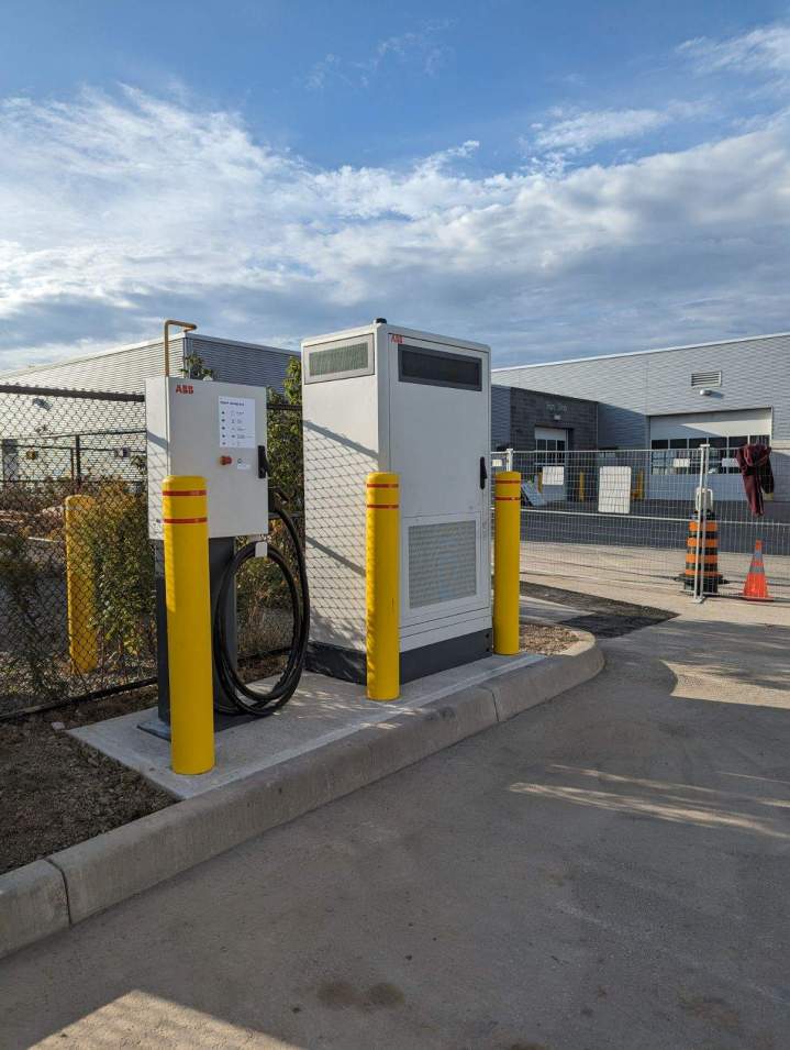 Bus charger for milton transit