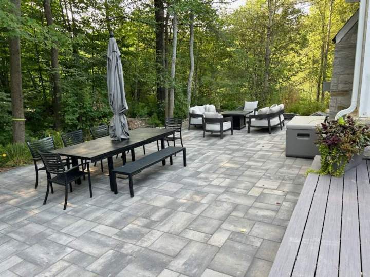 Muskoka backyard